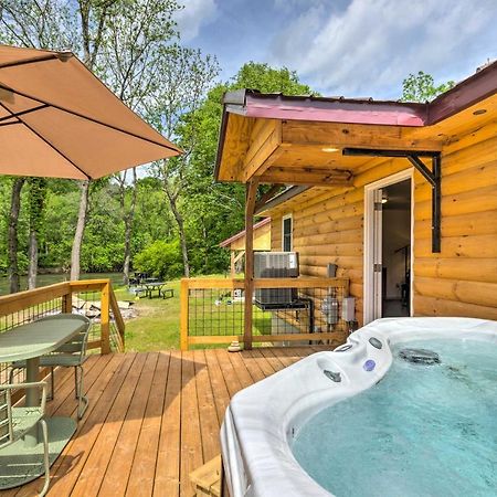 Cozy Cabin On Tuckasegee River - Near 布赖森城 外观 照片