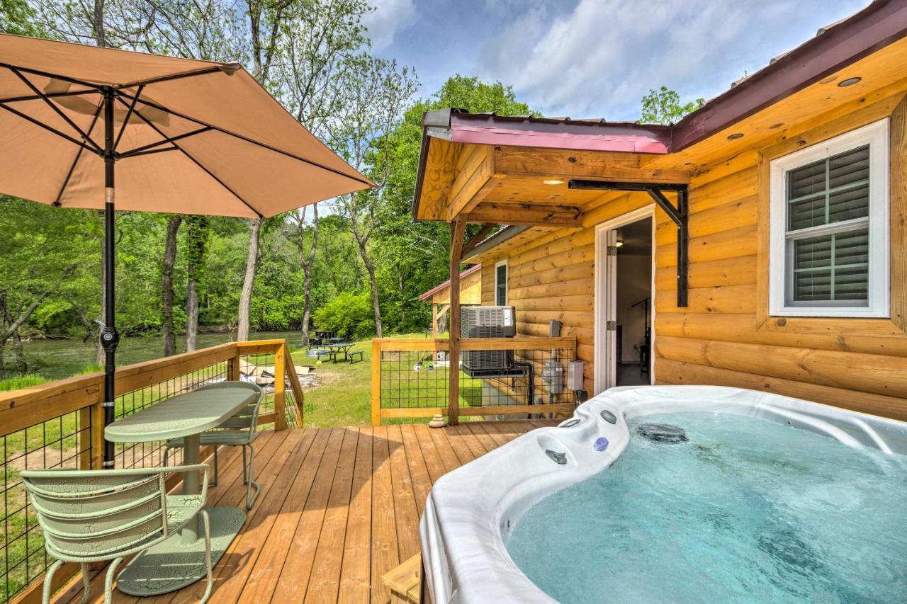 Cozy Cabin On Tuckasegee River - Near 布赖森城 外观 照片