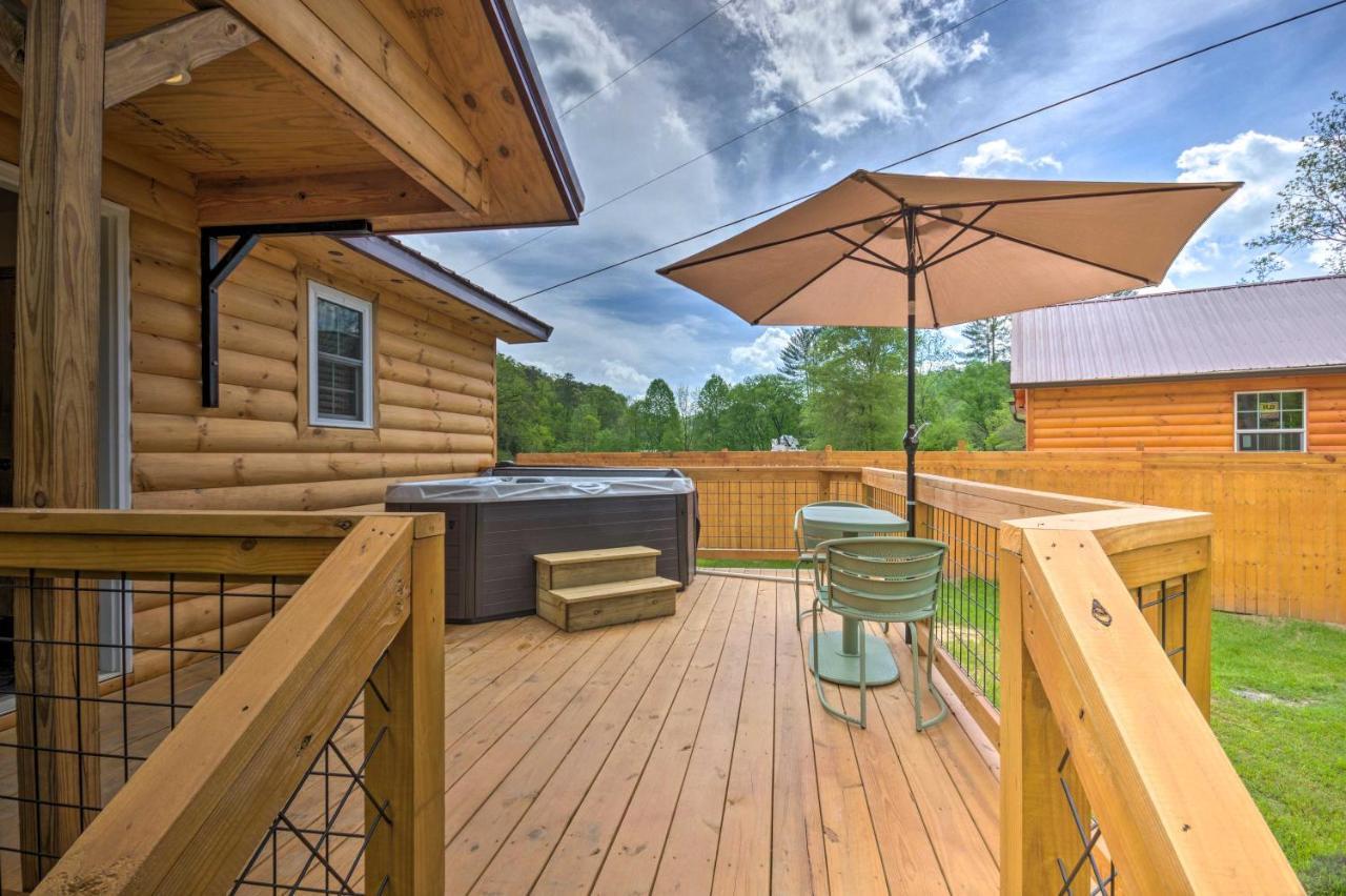 Cozy Cabin On Tuckasegee River - Near 布赖森城 外观 照片